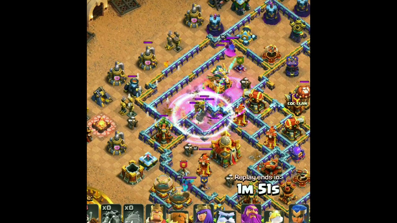 Best TH14 Base Attack Strategies #coc #shorts #short