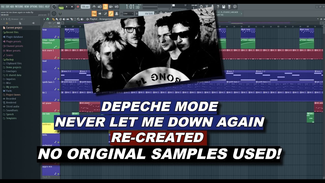 Depeche Mode - Never Let Me Down Again Re-created- No Original Samples Used