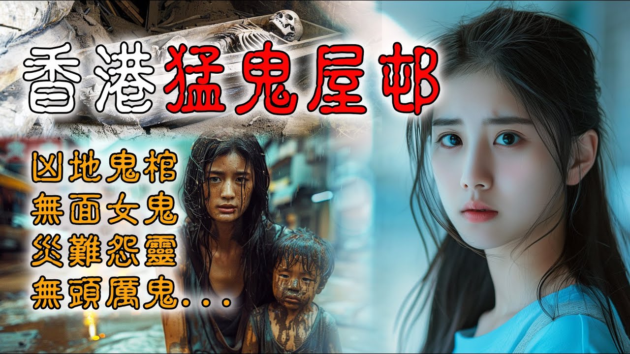 【鬼故 香港粵語恐怖 】香港猛鬼屋邨｜凶地鬼棺｜無面女鬼｜災難怨靈｜尋頭厲鬼｜真人真事｜廣東話｜聽鬼故事