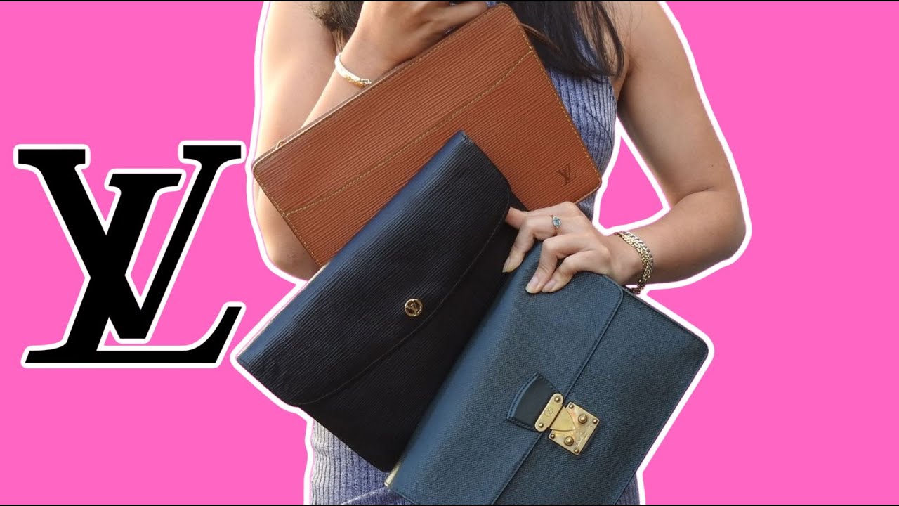 BEST VALUE VINTAGE LV CLUTCH | COMPARISON of Pochette Homme VS Montaigne 27 VS Pochette Kourad