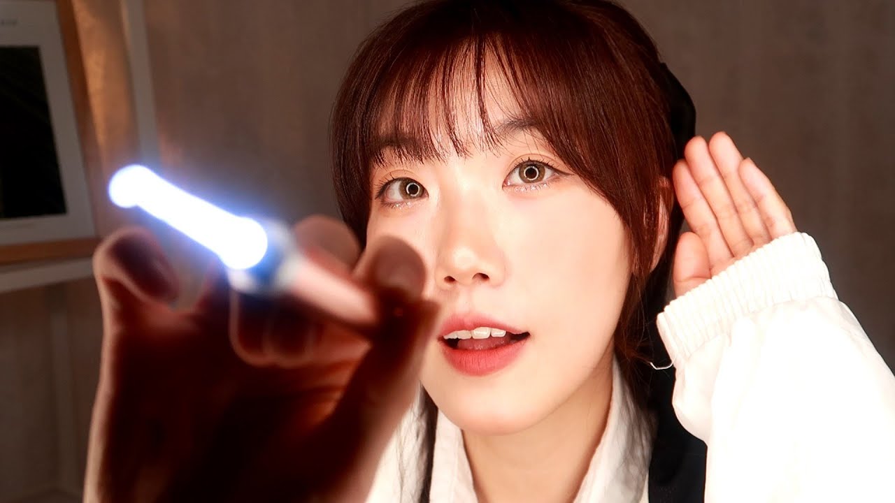 ASMR 야자시간에 몰래 귀파기 쉿 조용해!