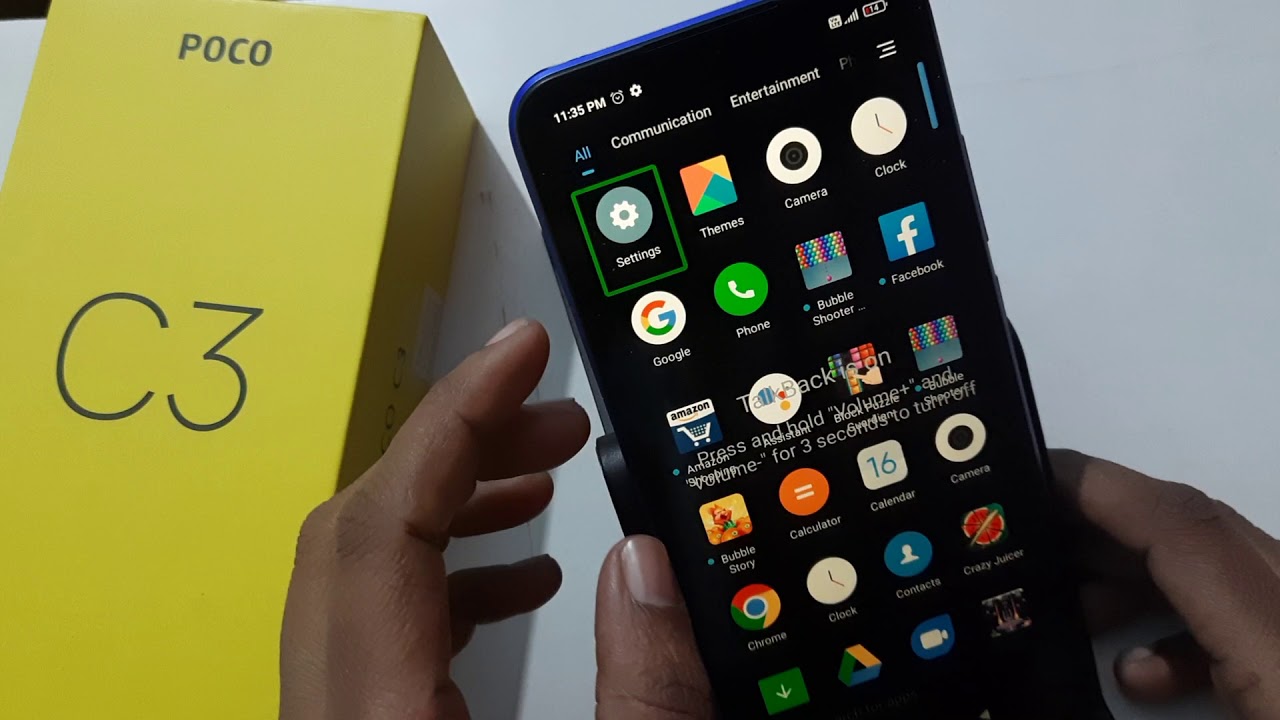 Poco C3 how to fix TalkBack double tap to activat voice assistant