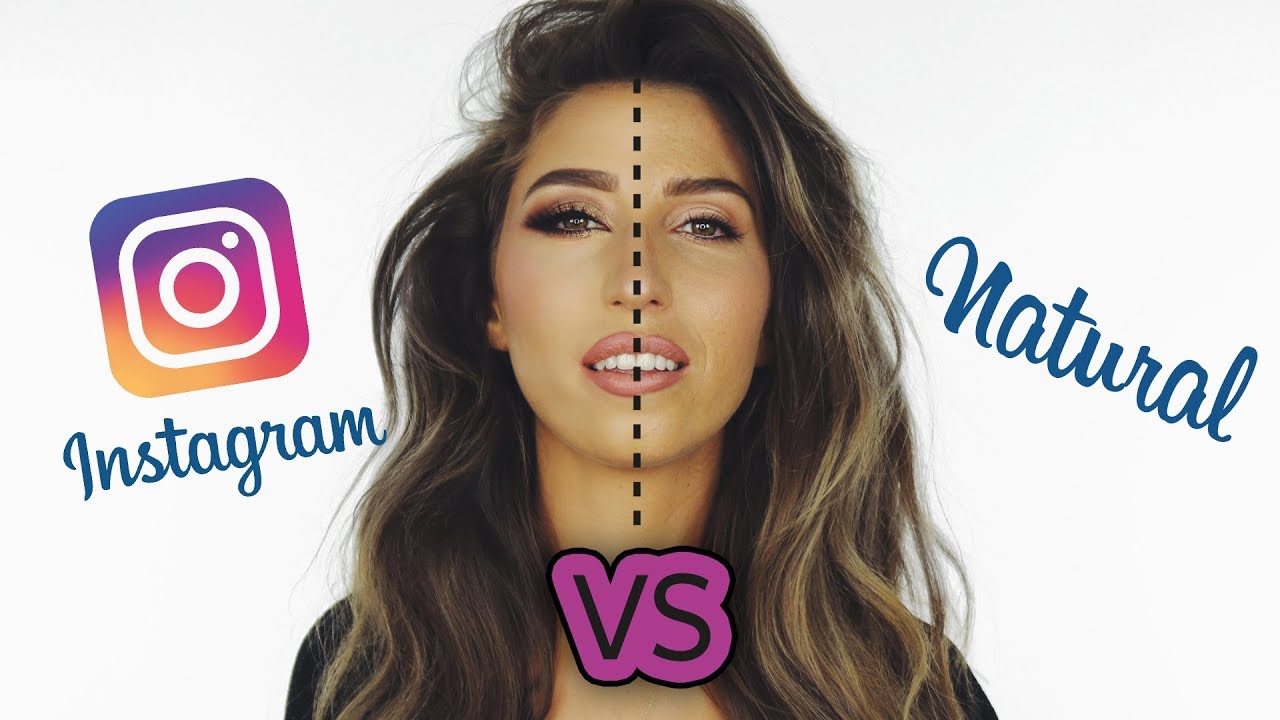 BEAUTY WORKOUT ♥︎ Instagram makeup VS Natural makeup