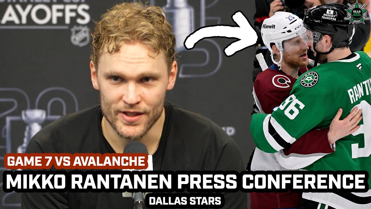 Mikko Rantanen After HISTORIC 3 Goals & Stars ELIMINATE Avs in Game 7