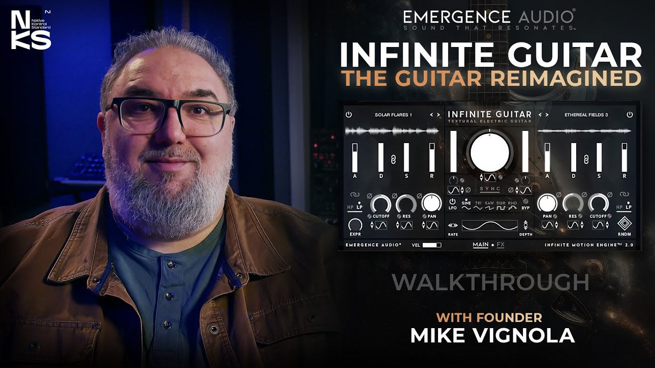 Infinite Guitar by Emergence Audio | Emotional Sound Design & Evolving Atmospheres | VST3 / AU / AAX