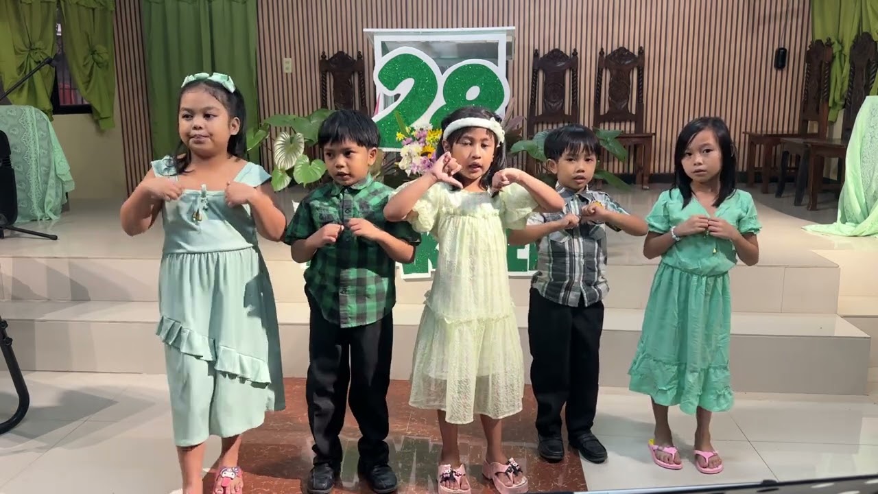 “THANK YOU LORD FOR YOUR BLESSINGS ON ME” | CHILDREN’S DEPARTMENT
