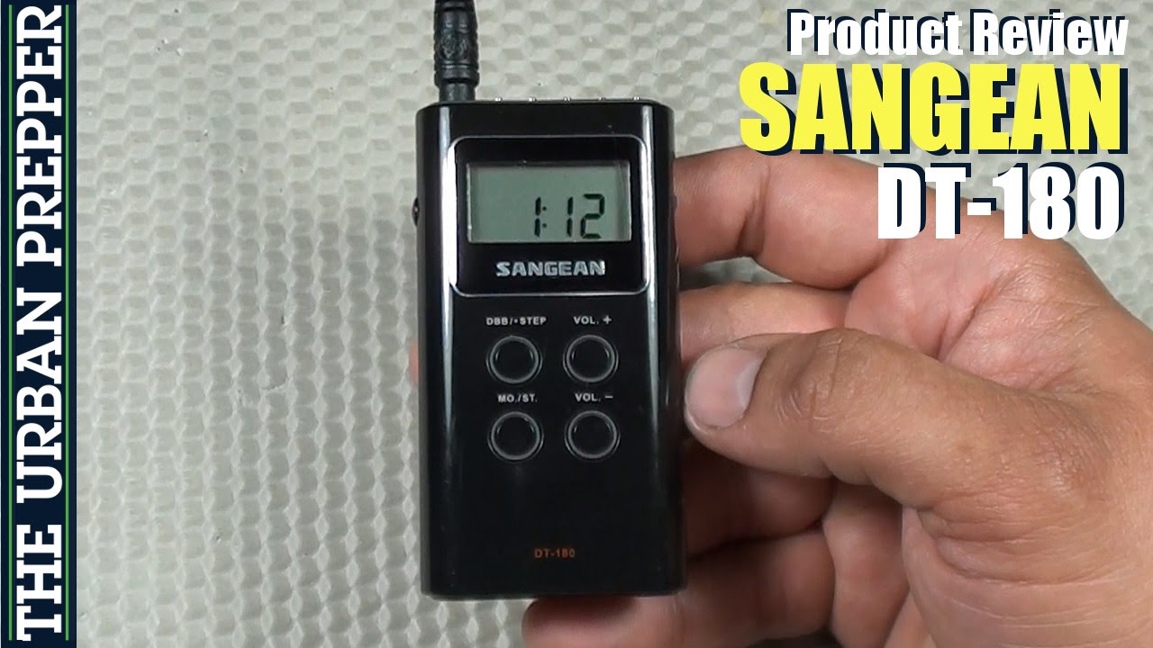 Sangean DT-180 Pocket Radio Review by TheUrbanPrepper