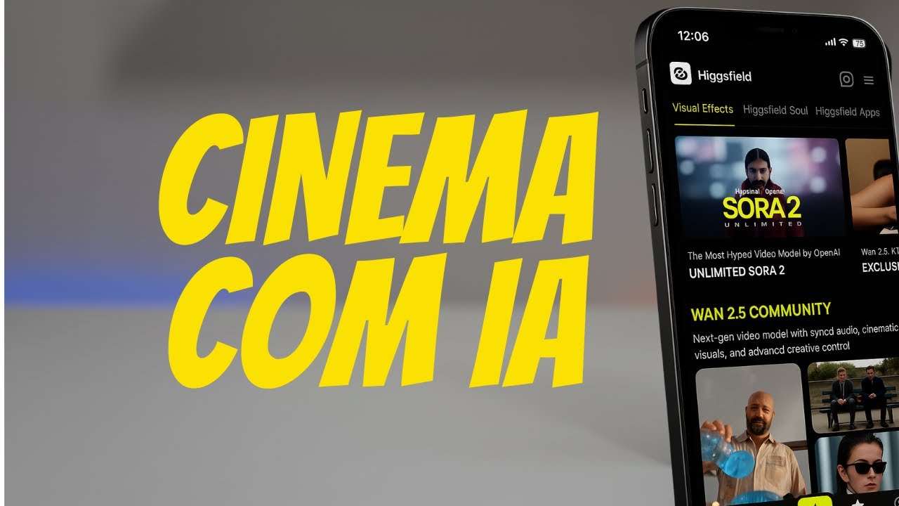 A IA que cria VÍDEOS com cara de CINEMA em minutos! (HIGGSFIELD na PRÁTICA)