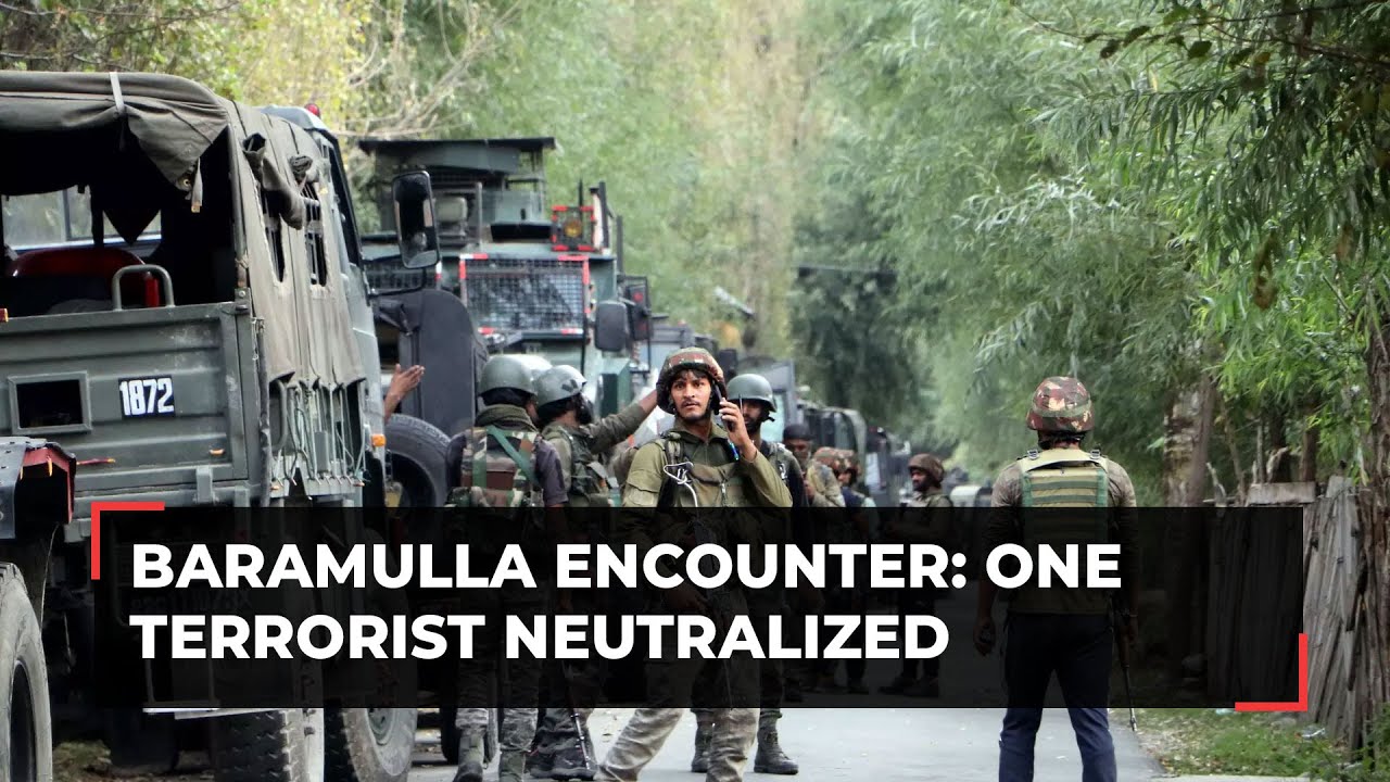 Baramulla encounter: One terrorist neutralized; searches underway