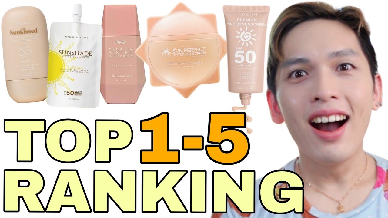 RANKING LOCAL TINTED SUNSCREEN BRANDS | TOP 1-5! HONEST REVIEW | SIR LAWRENCE