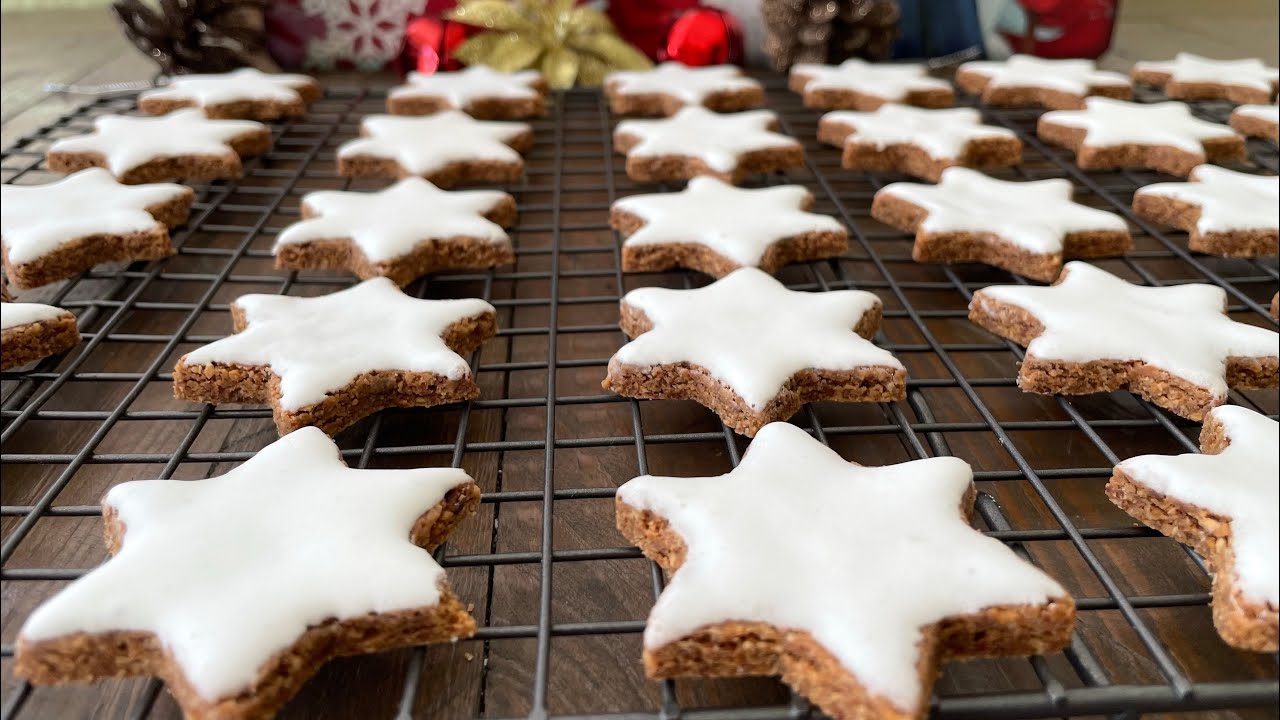 Cinnamon stars/ Christmas cookies/ German cookies/ gluten free cookies