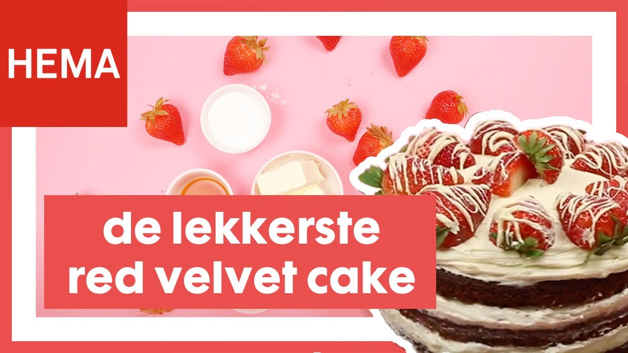 Bakken met HEMA - Red Velvet Taart