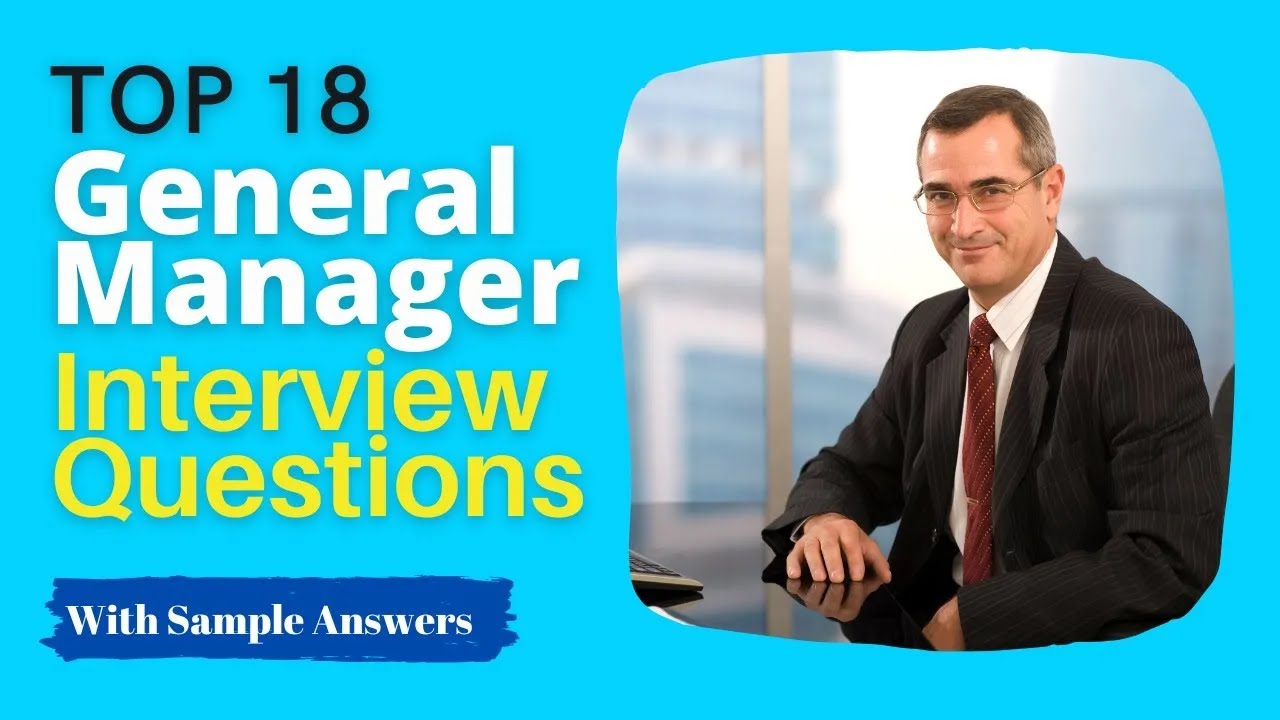 General Manager Interview Questions and Answers for 2026