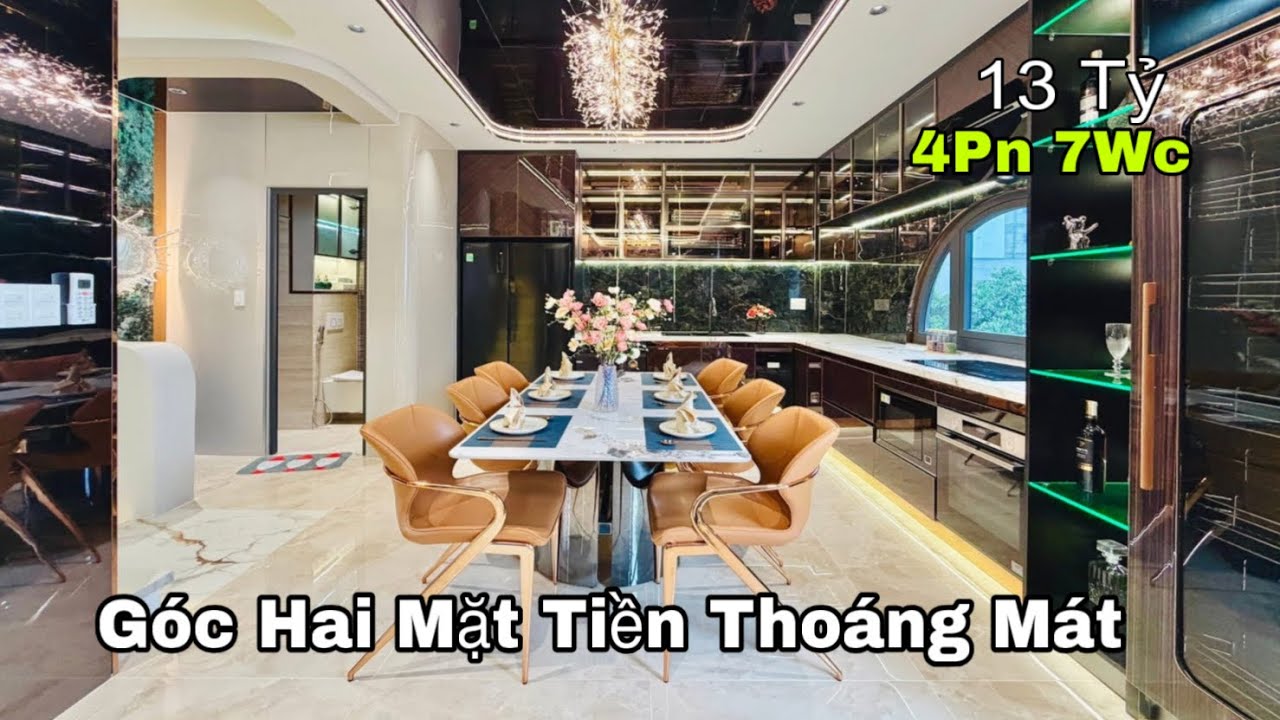Nhà Phố Hiện Đại Thiết kế Luxury Đẳng Cấp.Đường Phạm Văn Chiêu 4.5mx18m 6Pn 8Wc Sang Trọng 