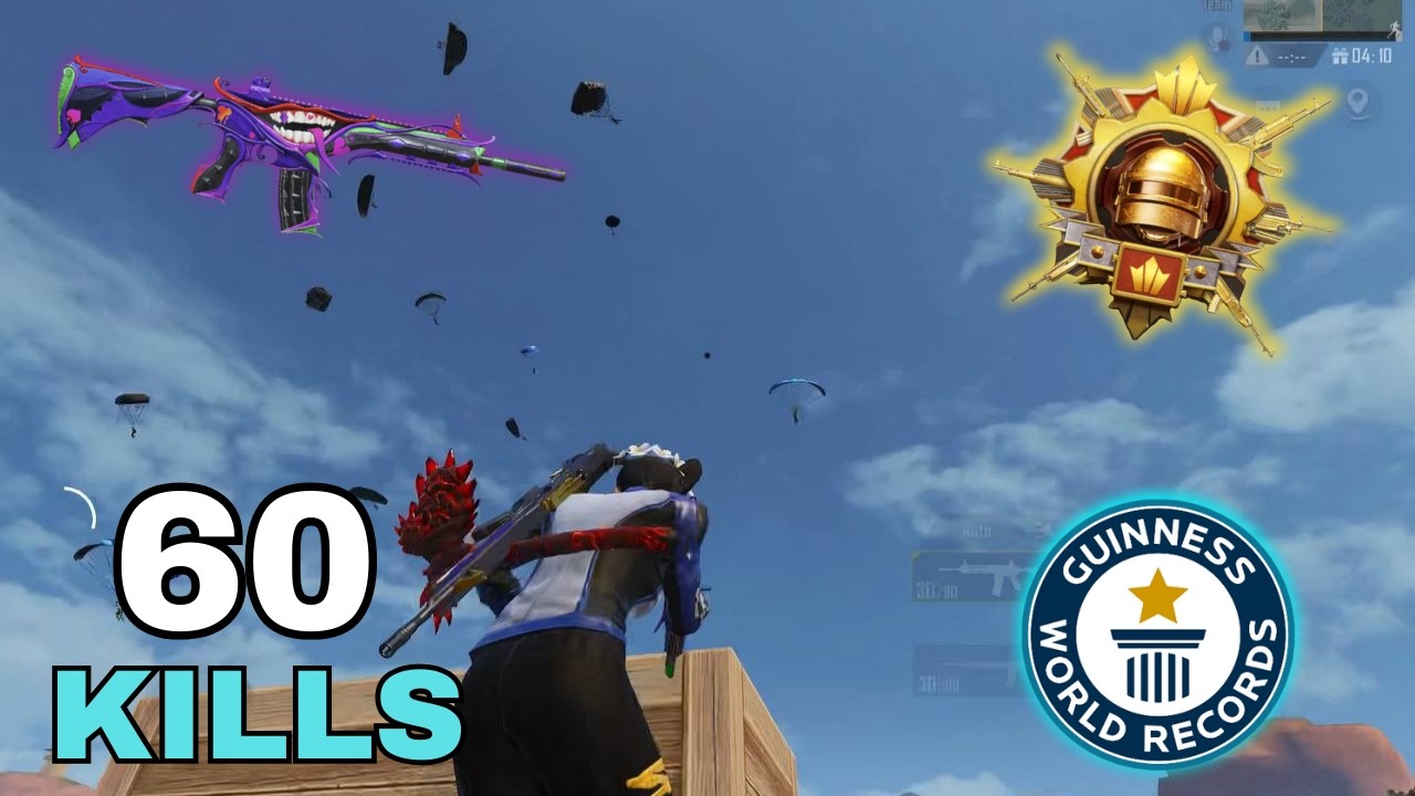 👉🏼60 KILLS!! 🤯 ONE MAN SQUAD WORLD RECORD | PUBG MOBILE - BGMI