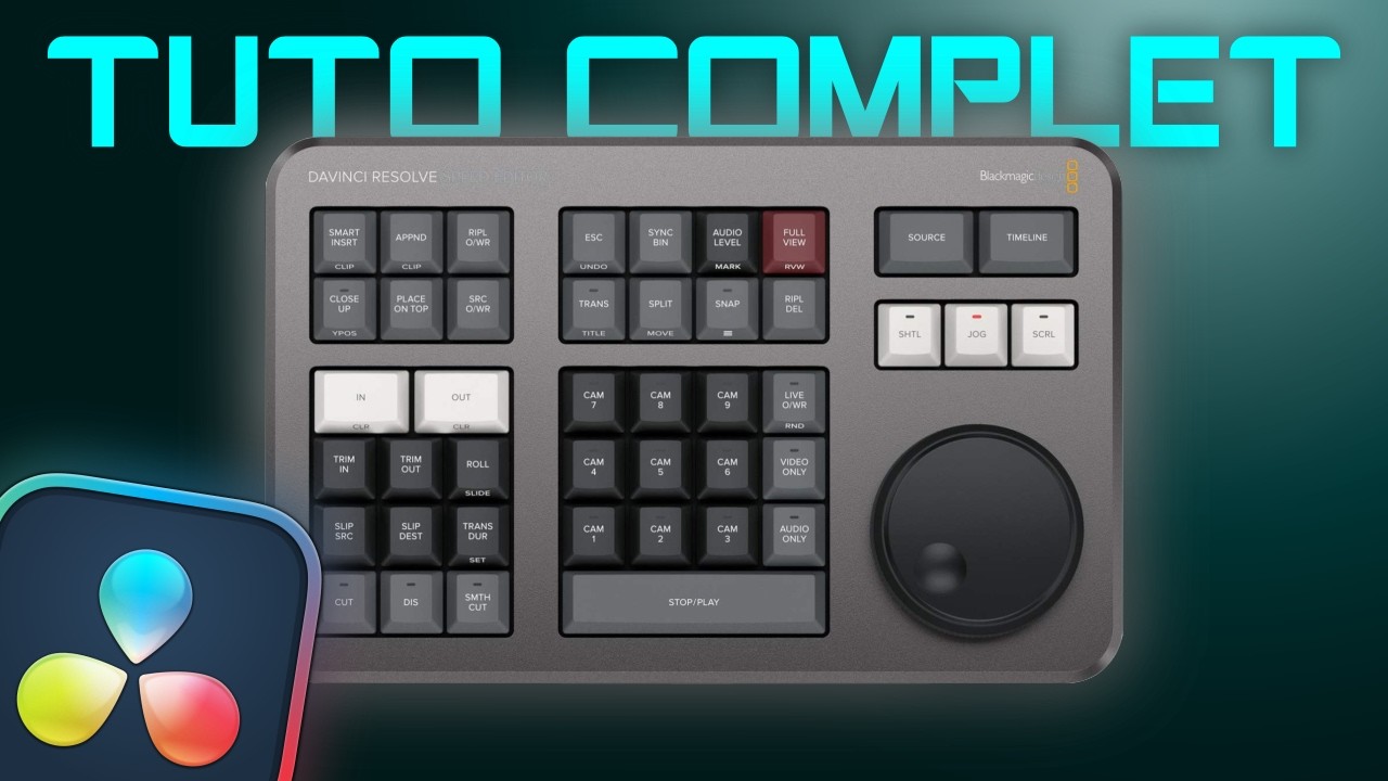 Ma&icirc;trise le Speed Editor en 20 min ! - Tuto COMPLET du Clavier DaVinci Resolve Speed Editor