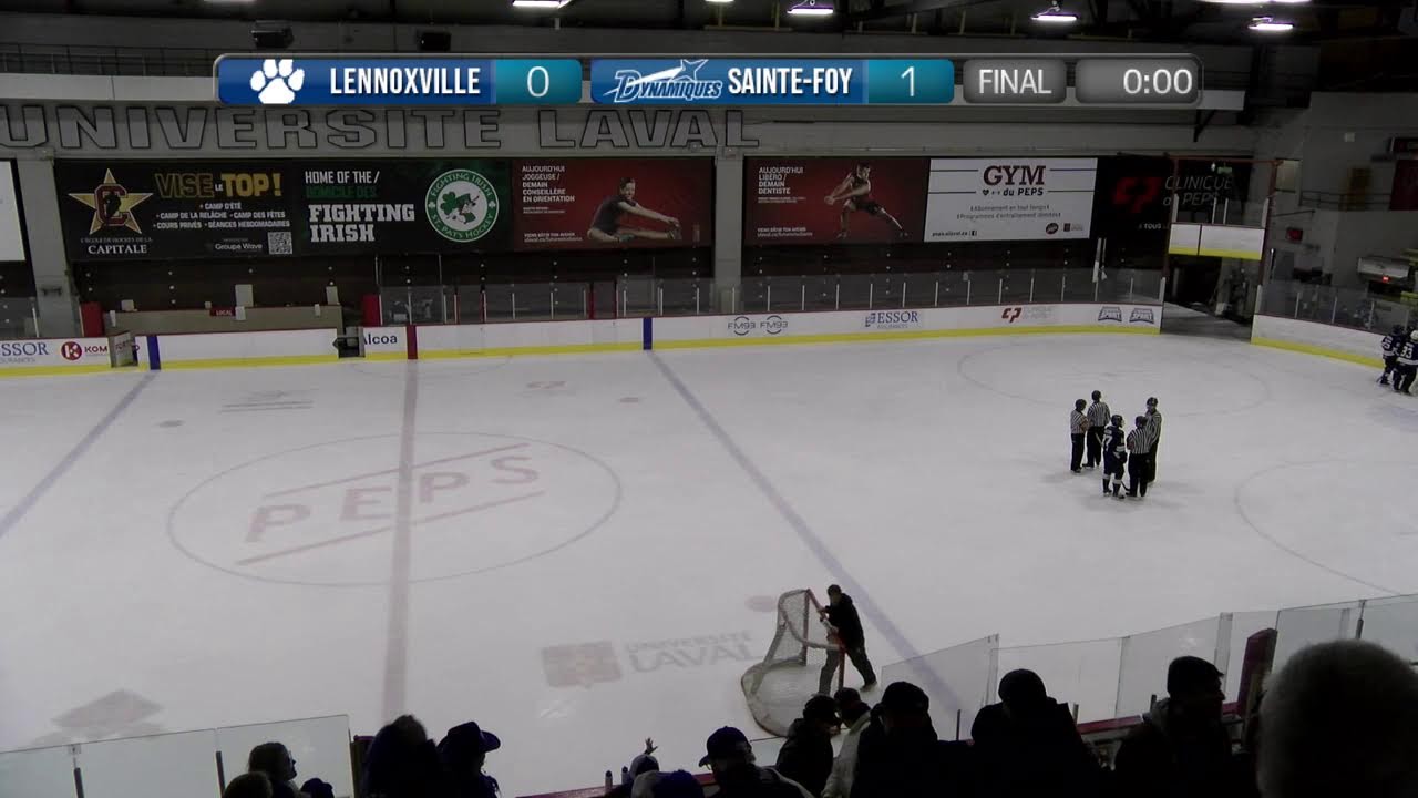 RSEQ D1 Hockey Masculin 🏒 Lennoxville @ Sainte-Foy [2026-03-21]