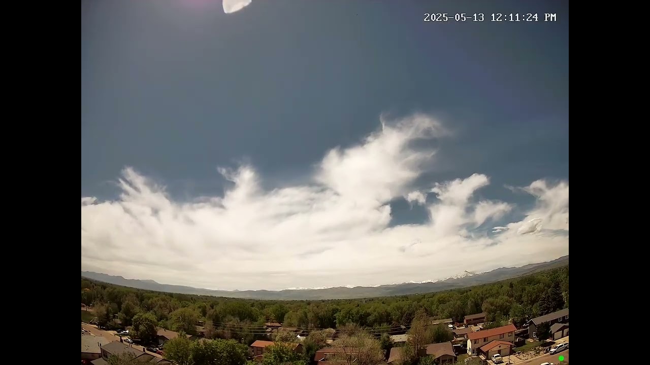 Longmont CO Timelapse — May 13, 2025 — Longs Peak