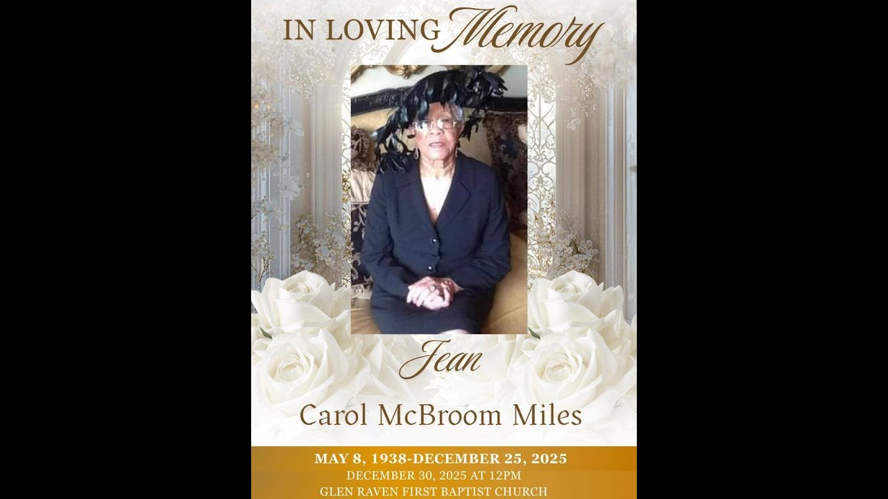 In Loving Memory of Mother Jean Carol McBroom Miles