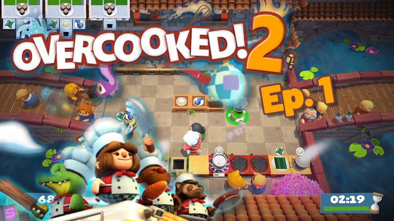Overcooked 2 - Let us COOK! Ep. 1 #overcooked2 #gameplay #4player