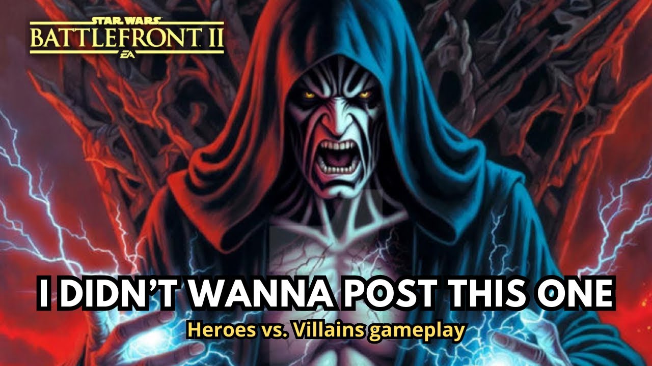 I didn’t wanna post this one - Star Wars Battlefront 2 - HvV gameplay