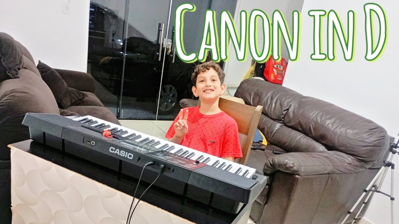 Canon in D no teclado