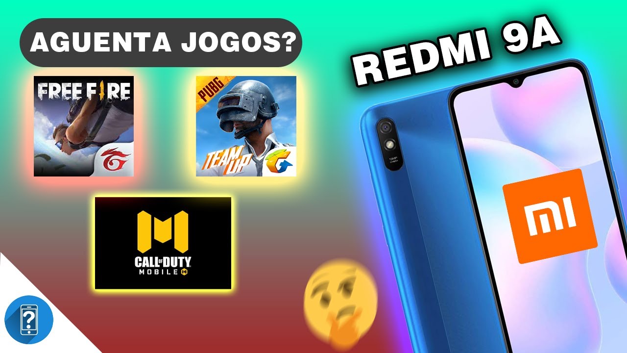 REDMI 9A Aguenta Jogos? Testes em FREE FIRE, CALL OF DUTY MOBILE, PUBG MOBILE e Outros