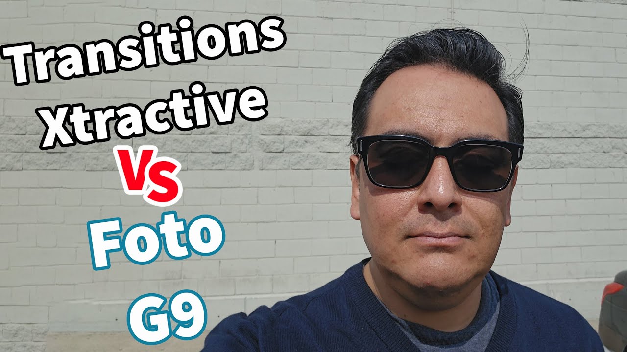 Transitions Xtractive vs Seto Foto G9. Las 2 lentes que oscurecen dentro del carro