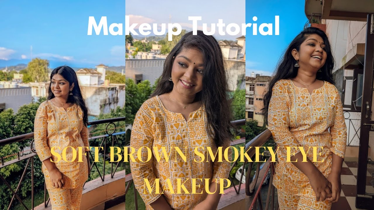 Soft Brown Smoky eye Makeup #makeuptutorial #makeupvideo #makeuptransformation #youtube #beautyhacks