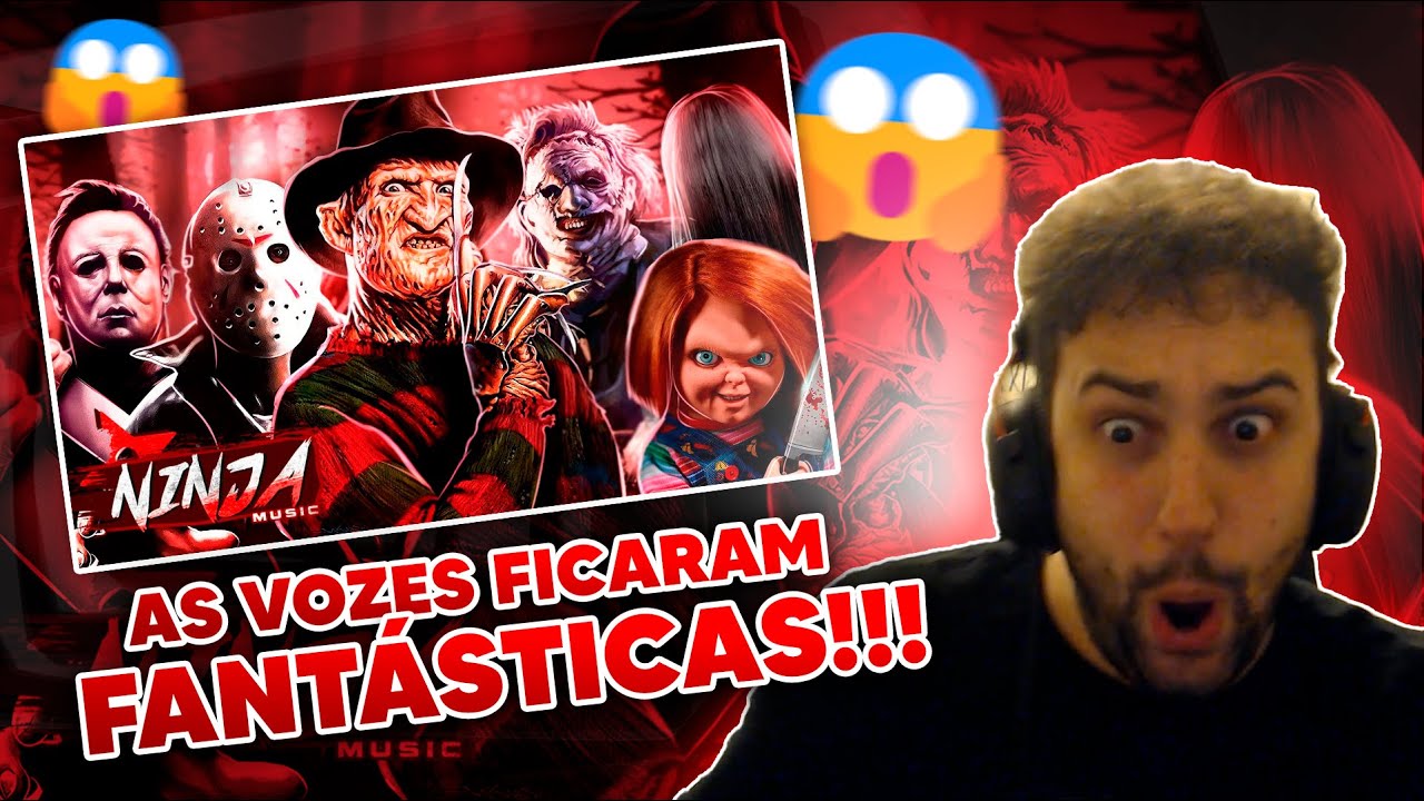 NÓIS REAGE A FESTIVAL DE TERROR | SLASHERS | NINJA