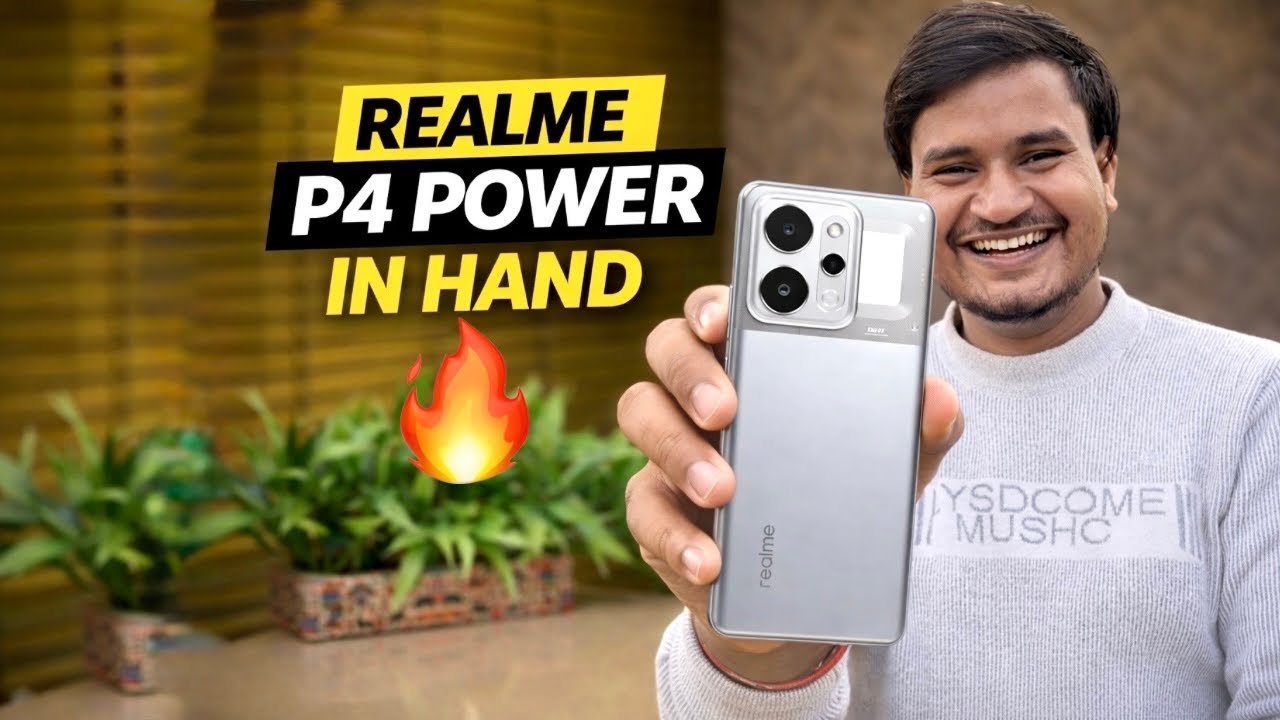 India’s Powerful Battery 🔋 Realme P4 Power In Hand 😱| 10001 Mah Battery 😳