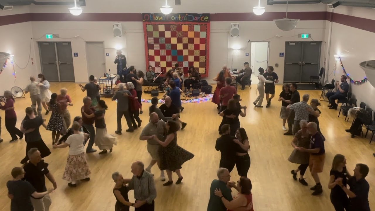 Cojiro + Grace with Bev Bernbaum at Ottawa Contra Dance - December 7th, 2024