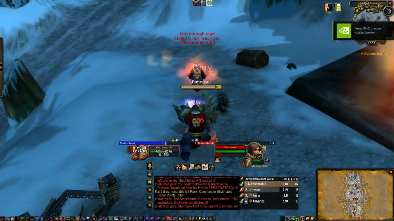 wow classic chad warrior teaches fury warrior the right spec