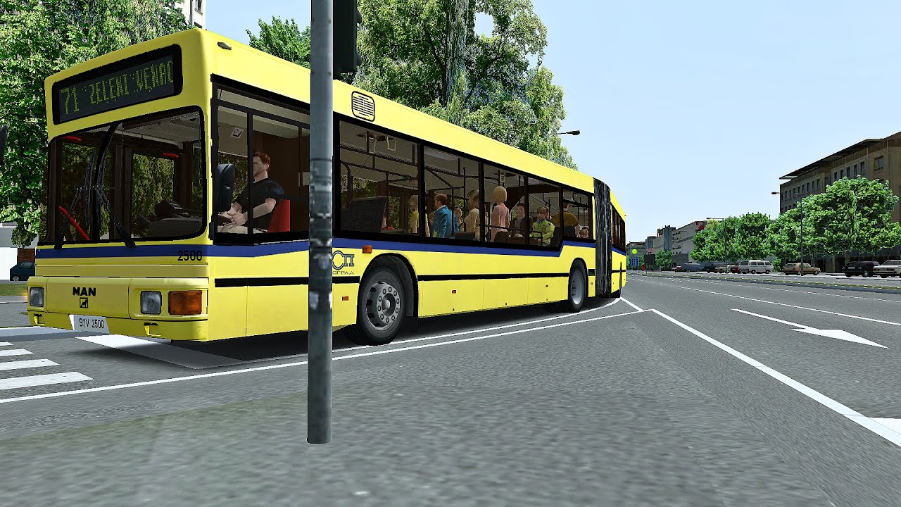 OMSI 2 - MAN NG272 - Belgrade - Line 71: Ledine - Zeleni Venac