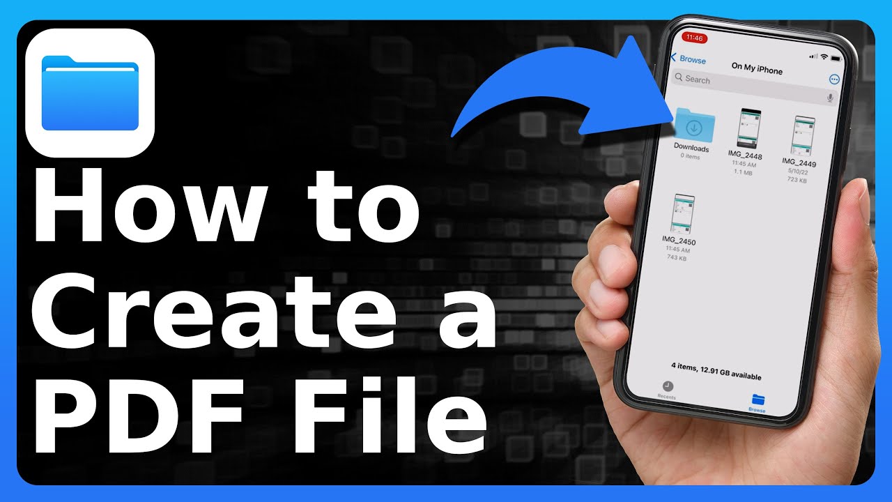How To Create PDF File On iPhone