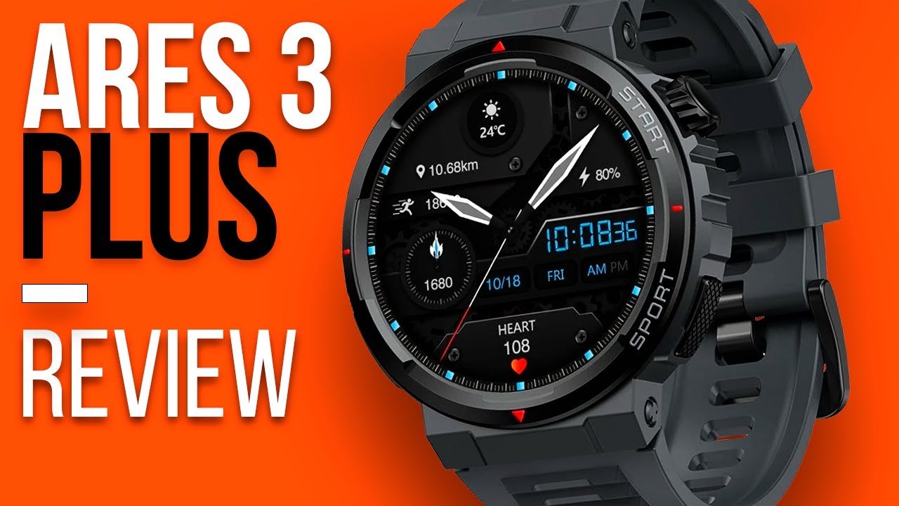 ZEBLAZE ARES 3 PLUS Unboxing Review - BOM AMOLED, 18 DIAS BATERIA e NOVO CHIP! Mas vale a pena?