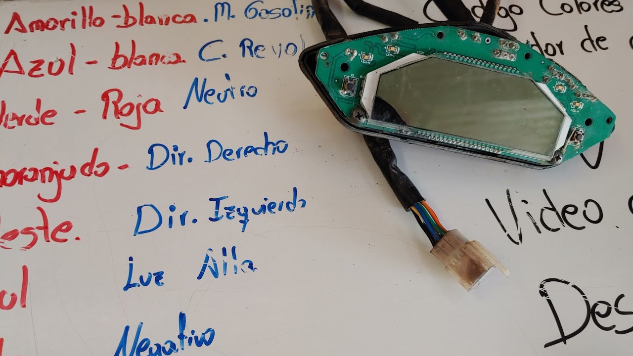 Como conectar un Tablero Digital /Analogo (CODIGO DE COLORES)-Bien explicado
