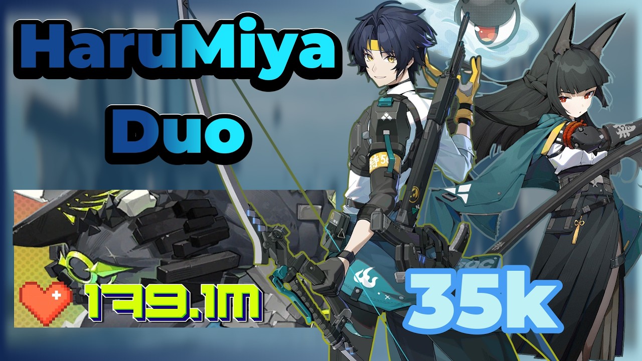 These two do NOT let Butcher fight back | HaruMiya Duo VS Butcher (35k) | ZZZ Deadly Assault 2.6