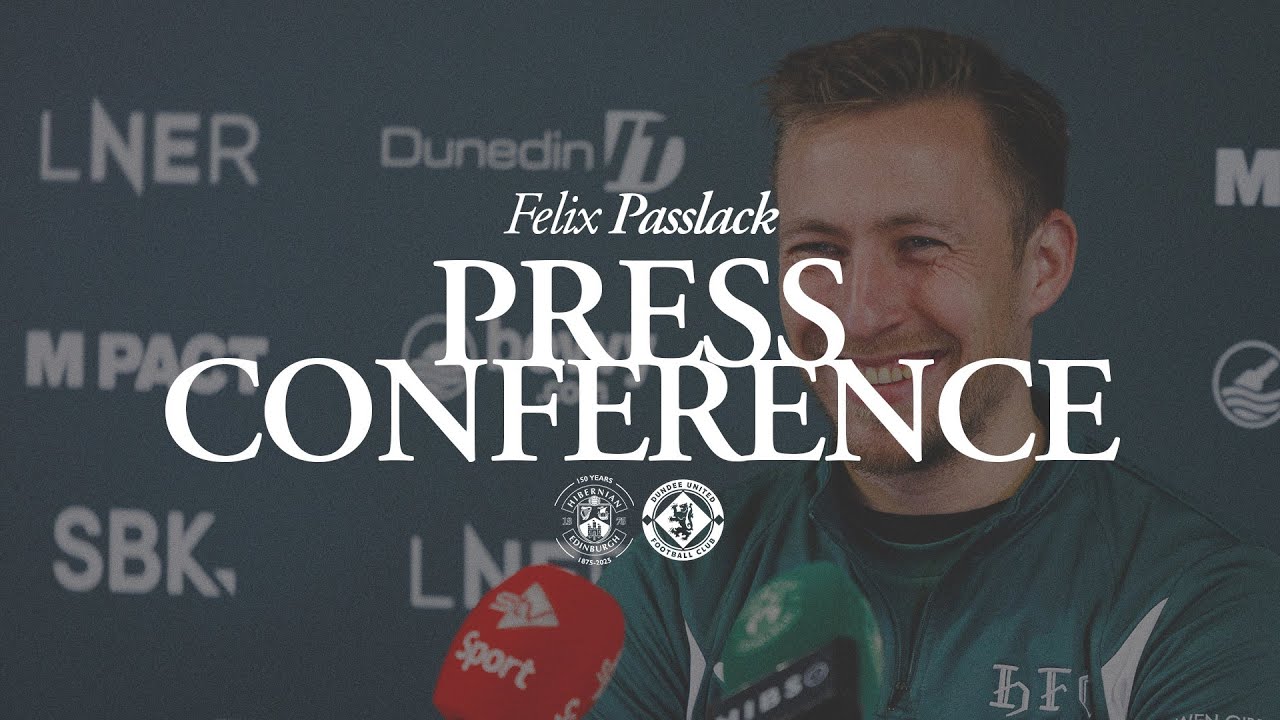 Felix Passlack’s Press Conference | Hibernian vs Dundee United