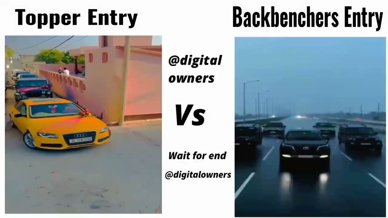 Topper Entry Vs Backbenchers Entry ¡!¡ Memes #viralmemes #memes