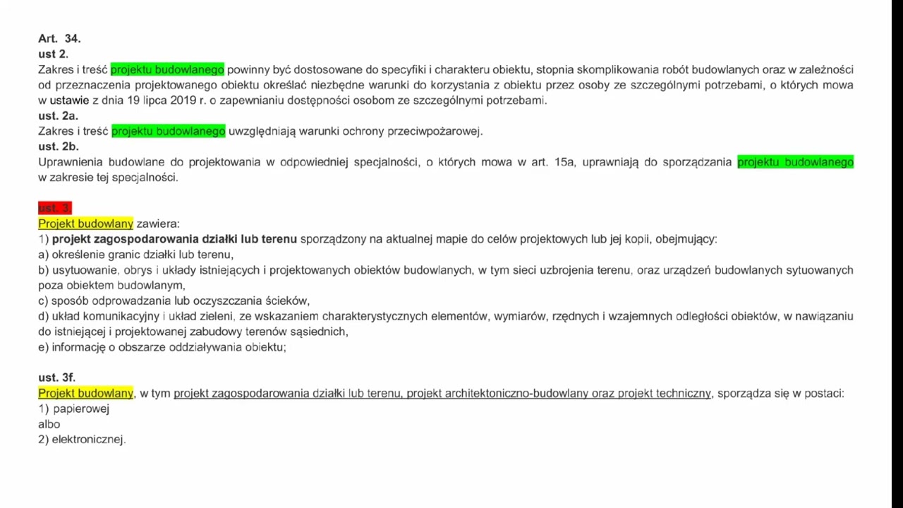 Projekt Budowlany po nowemu 2022