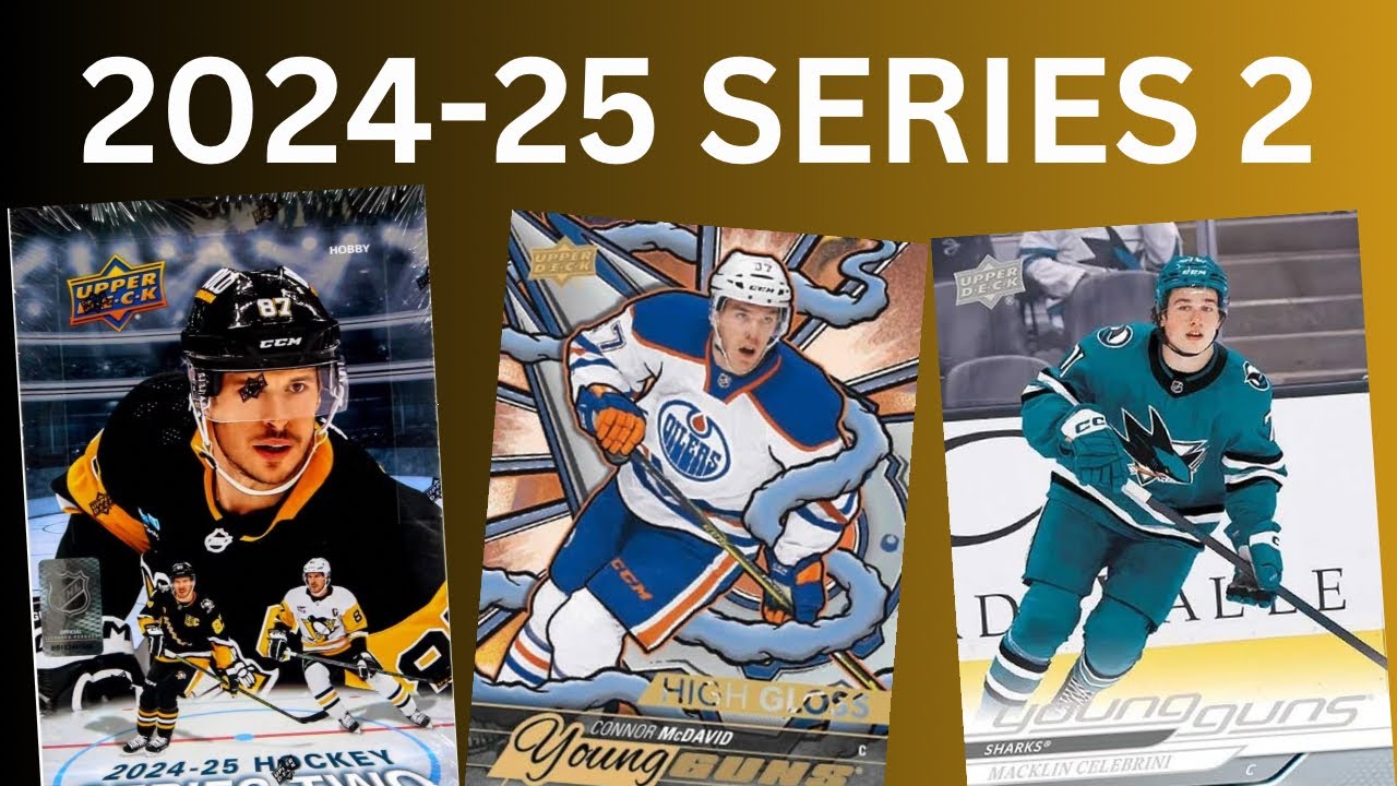 THE BEST YG CROP OF THE YEAR!! | 2024-25 Upper Deck Series 2 Hockey Hobby Box Opening