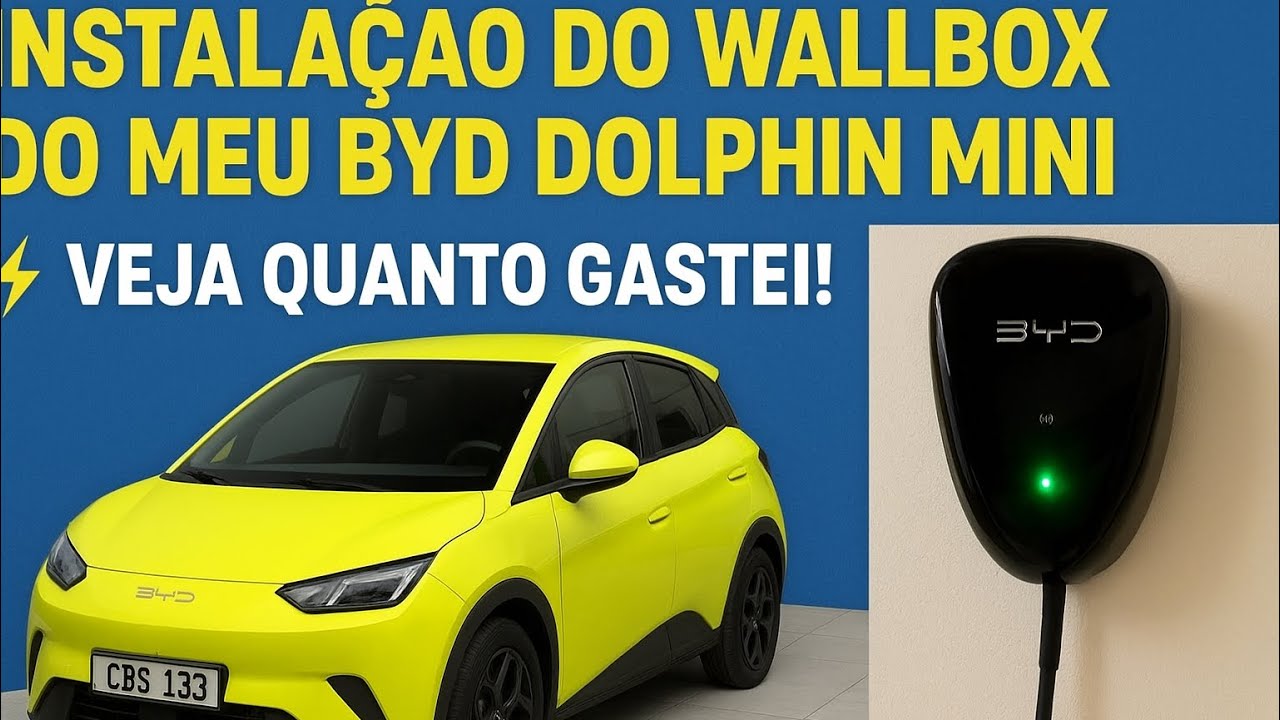 Instalação do Wallbox do BYD Dolphin Mini | Revelei o CUSTO REAL da instalação!