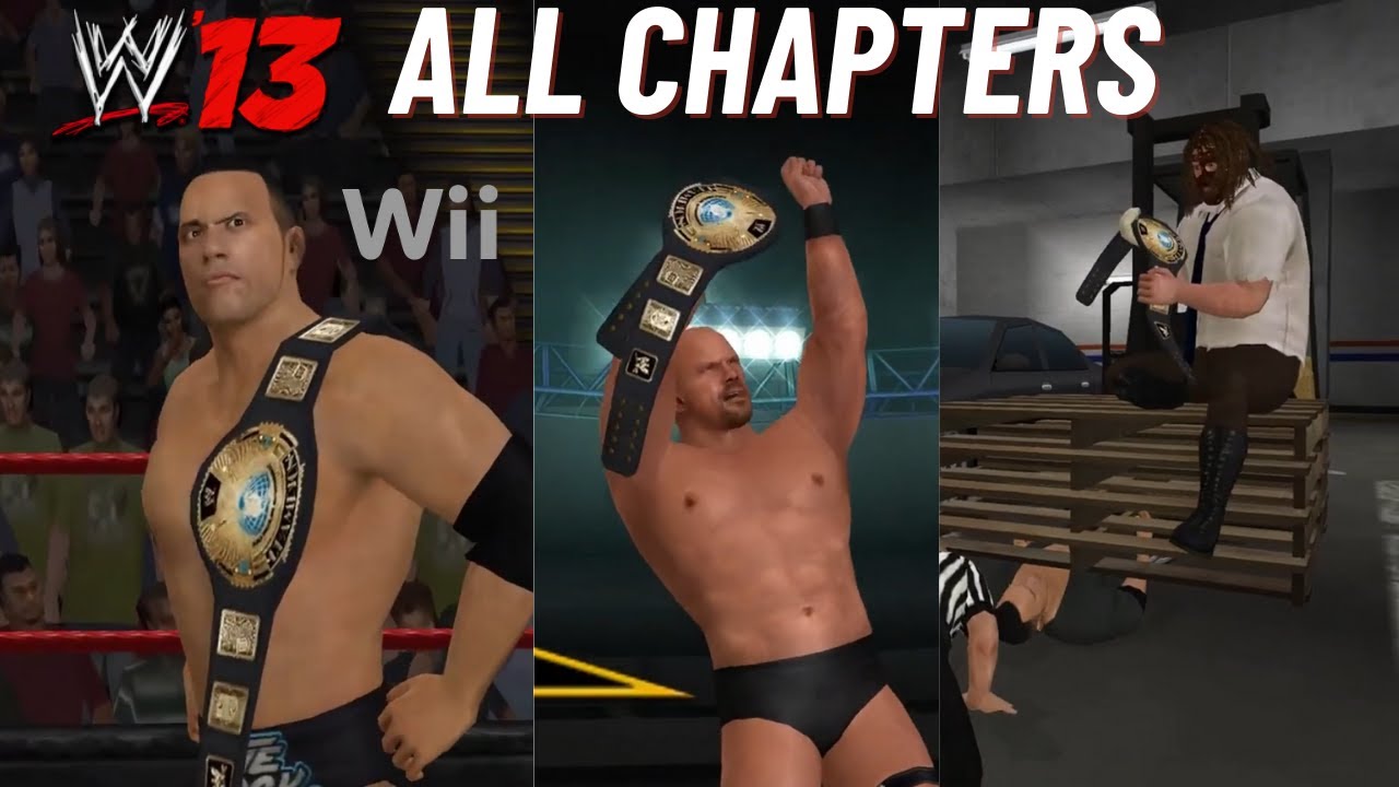 WWE '13 - Attitude Era Mode (All Chapters) (Wii)