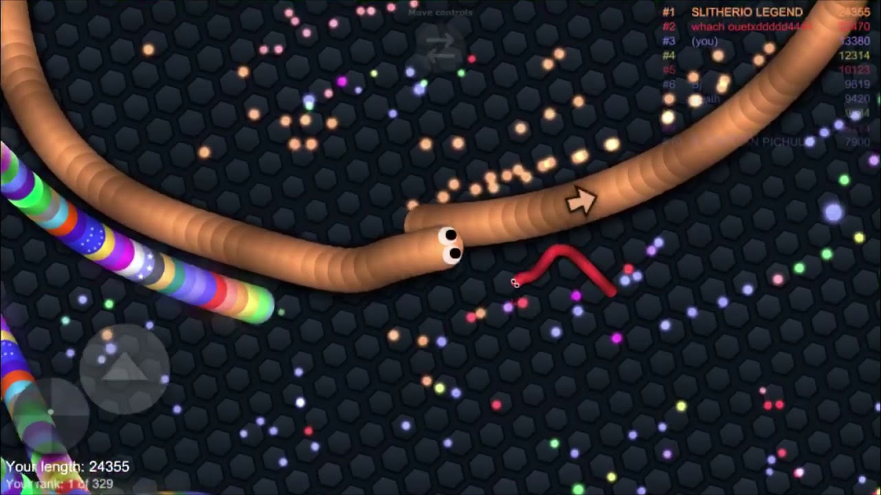 Slither.io Epic Gameplay 300,000+ score (Online play)