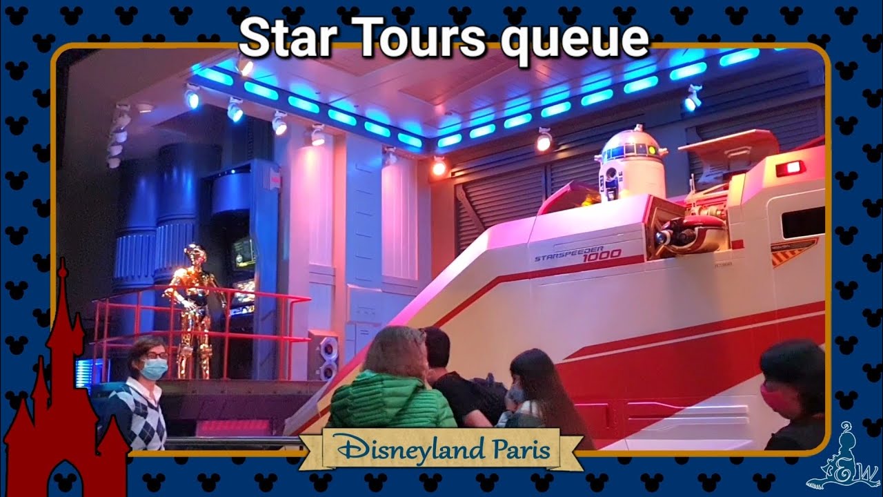 [Disneyland Paris] Star Tours part of the queue