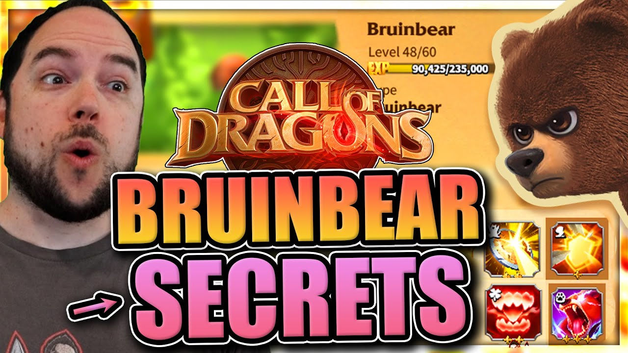 Bruinbear secrets revealed [best skills & full pet guide] Call of Dragons