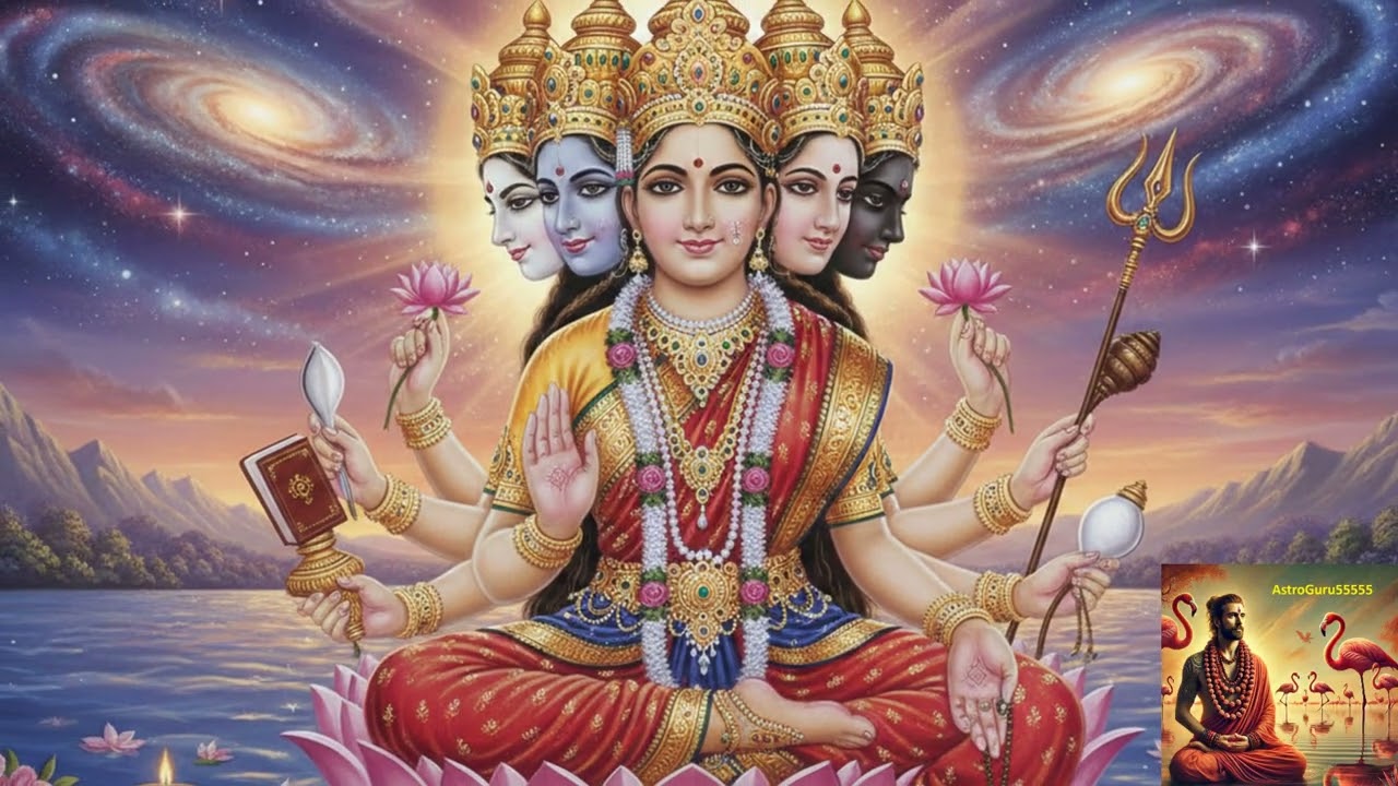 Complete Gayatri mantra with Seven Vyahritis – Tantric Chakra Awakening #astroguru55555 #devotional