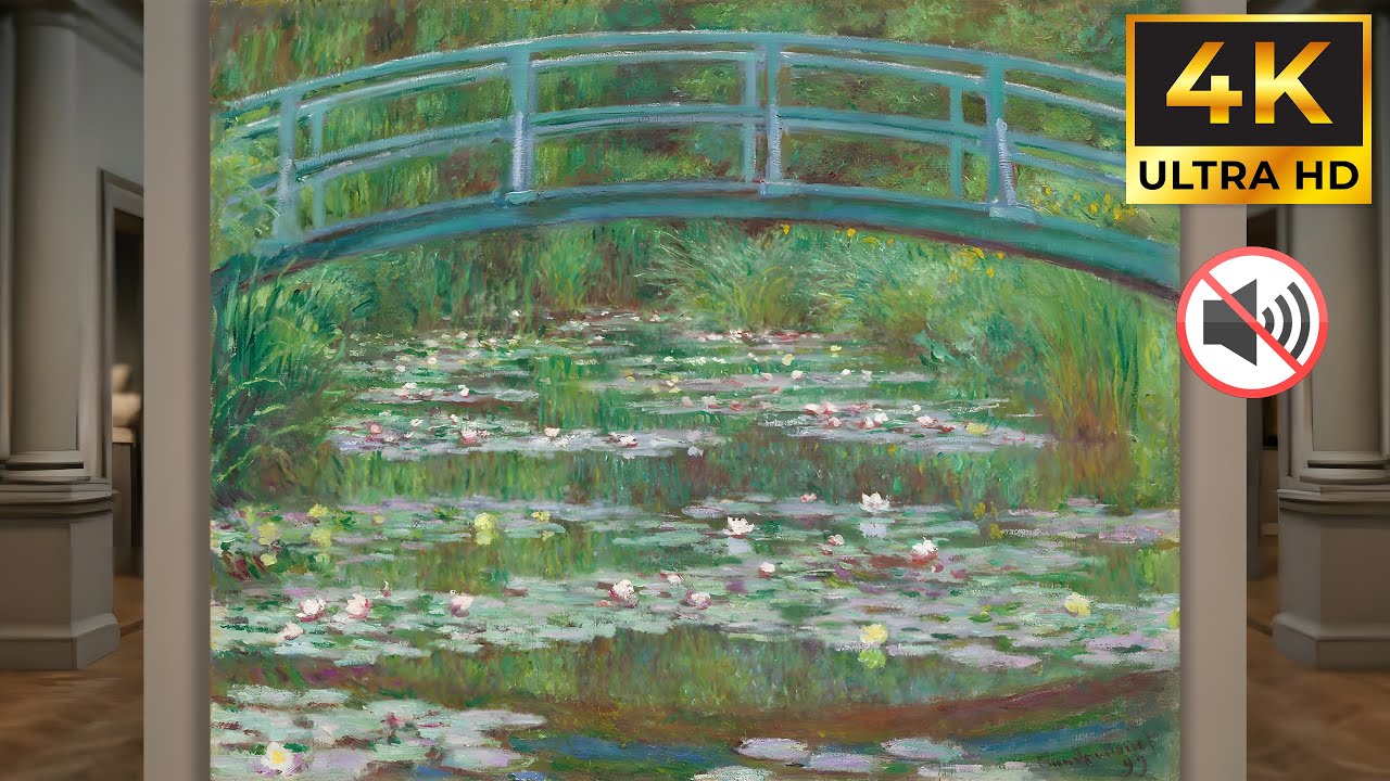 Turn Your TV Into Timeless Art | 4K TV Art | The Japanese Footbridge | 3 Hours | Eternal Art Gallery