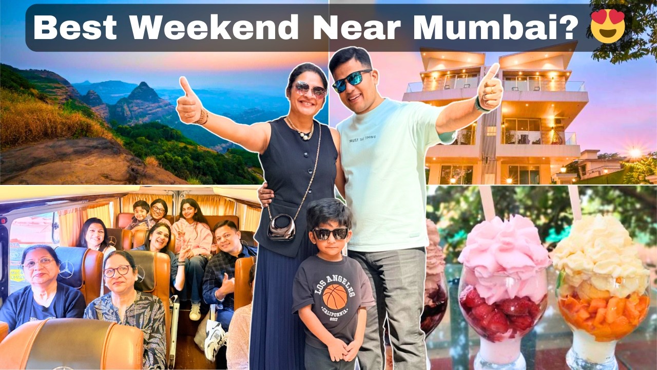 2 Perfect Winter Days in Lonavala 🇮🇳 | Family Road Trip, Villa Stay & Food Trail